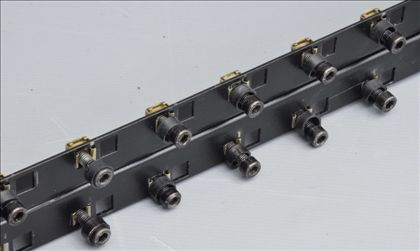 Unknown-Angled rack brackets with nuts